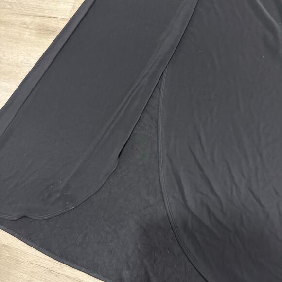 Gianni Versace Couture Y2K Black Halter Evening Gown Rhinestone Side Slit Dress - Picture 5 of 15